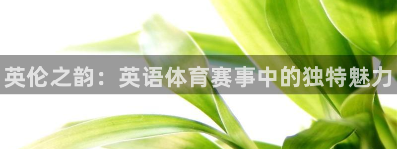 MK体育官网下载招商电话号码是多少啊：英伦之韵：英语